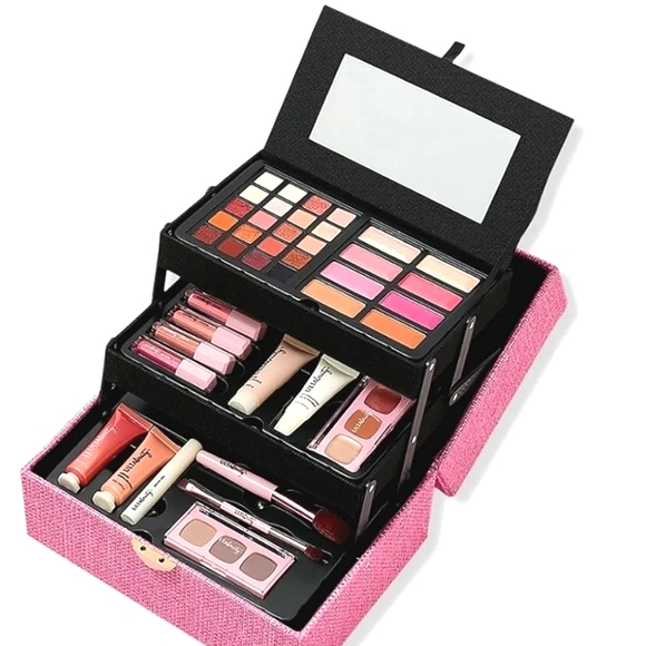 Ulta Beauty Other - *HOST PICK* NWT Ulta "So Posh" Pink Fold-out Makeup Case